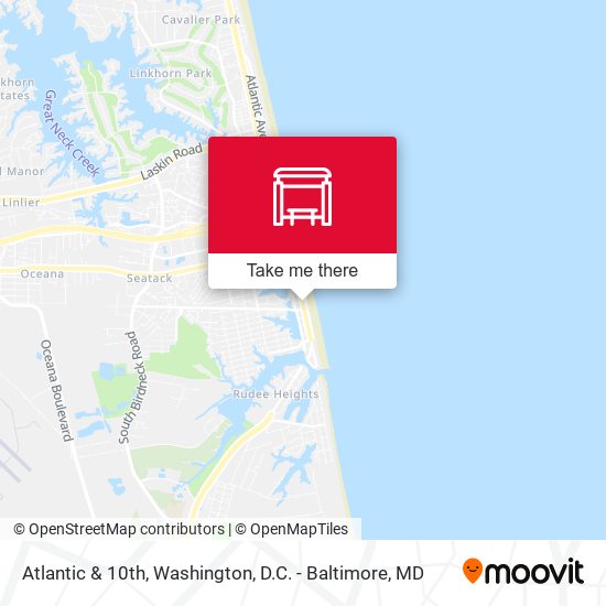 Mapa de Atlantic & 10th