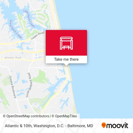 Atlantic & 10th map