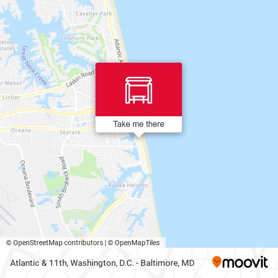 Mapa de Atlantic & 11th
