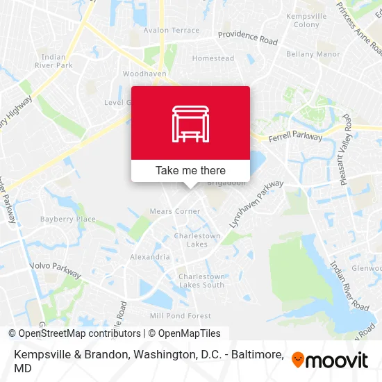 Kempsville & Brandon map