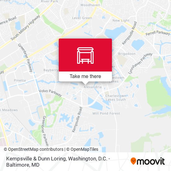 Mapa de Kempsville & Dunn Loring