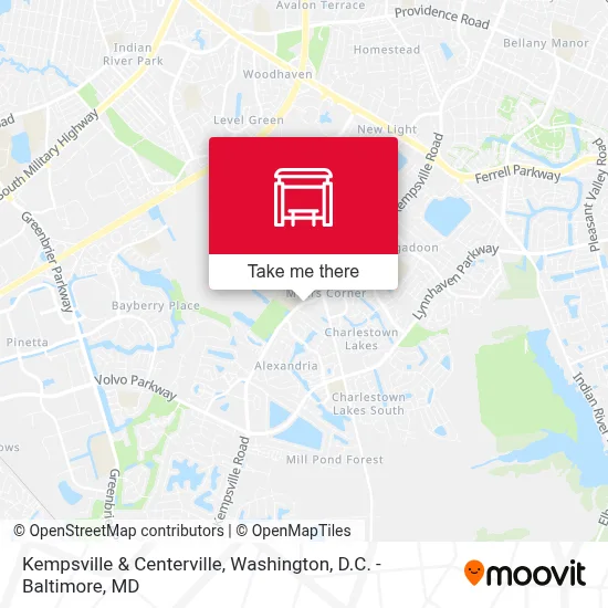 Kempsville & Centerville map