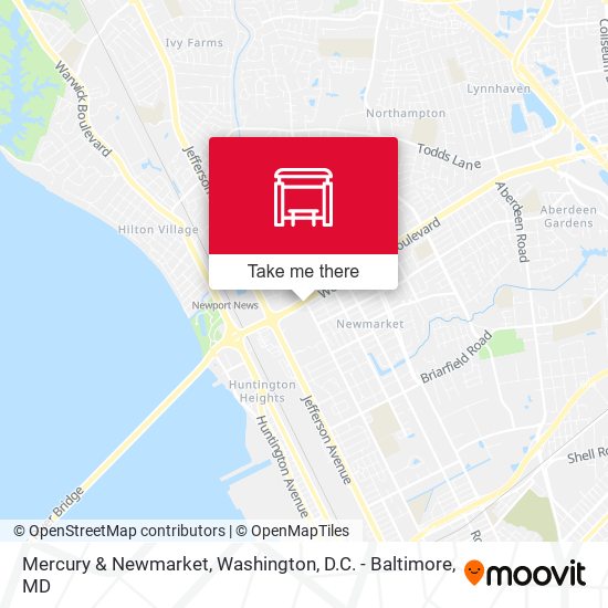 Mercury & Newmarket map