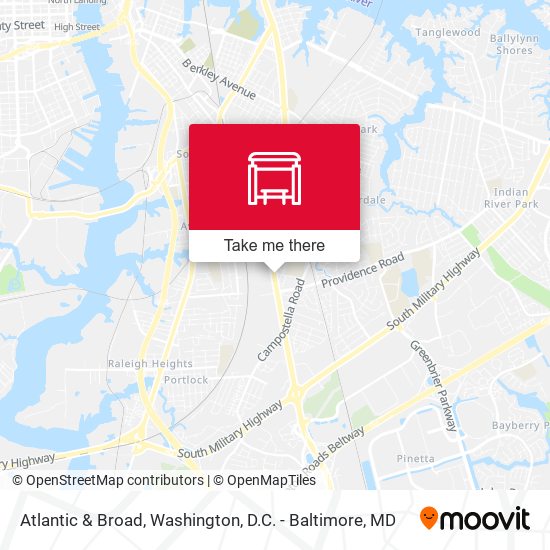 Atlantic & Broad map