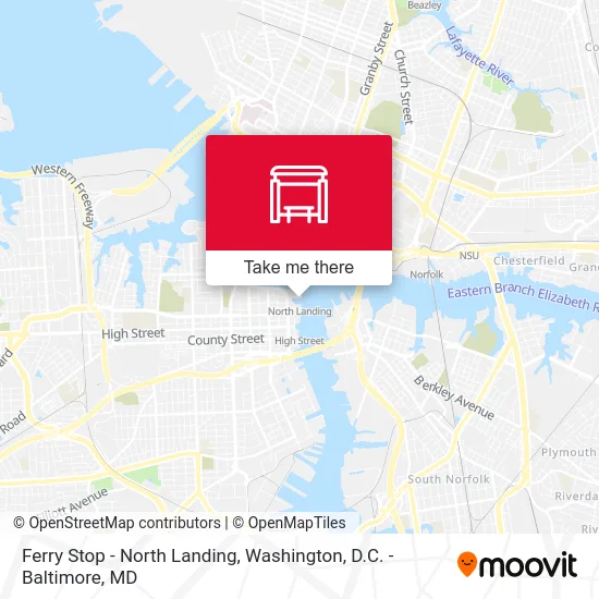 Ferry Stop - North Landing map