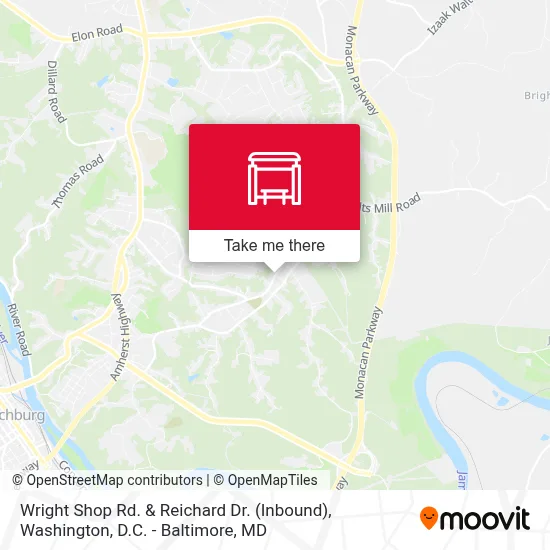 Wright Shop Rd. & Reichard Dr. (Inbound) map