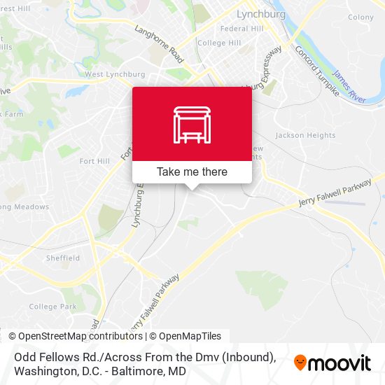 Odd Fellows Rd. / Across From the Dmv (Inbound) map