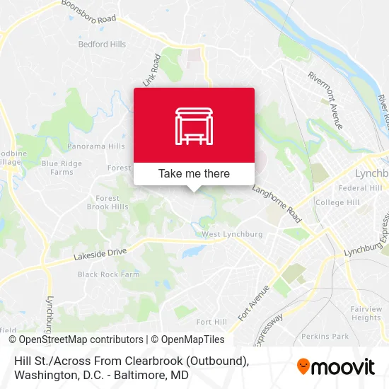 Hill St. / Across From Clearbrook (Outbound) map