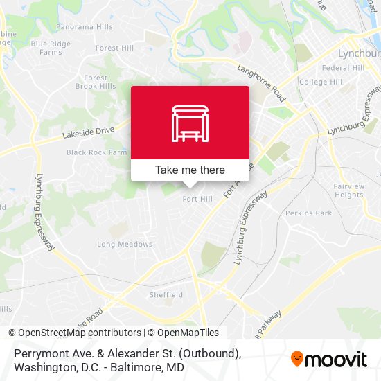 Perrymont Ave. & Alexander St. (Outbound) map