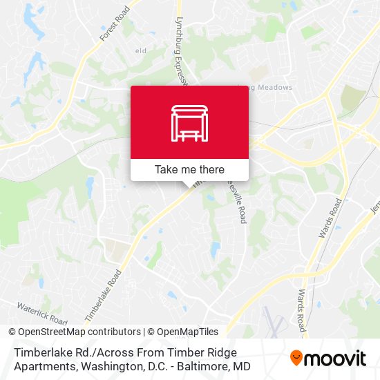 Timberlake Rd. / Across From Timber Ridge Apartments map