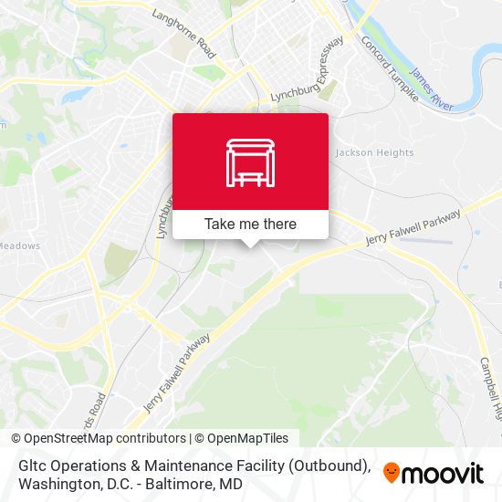 Gltc Operations & Maintenance Facility (Outbound) map