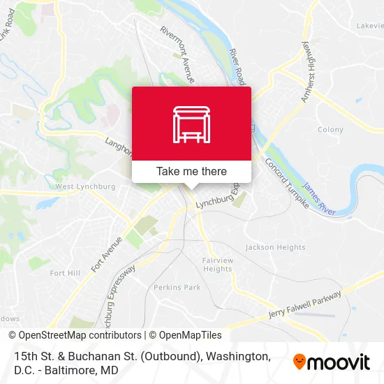15th St. &  Buchanan St. (Outbound) map