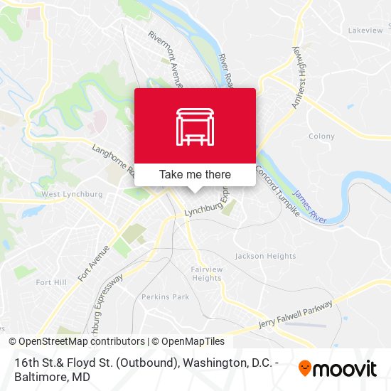 16th St.& Floyd St. (Outbound) map