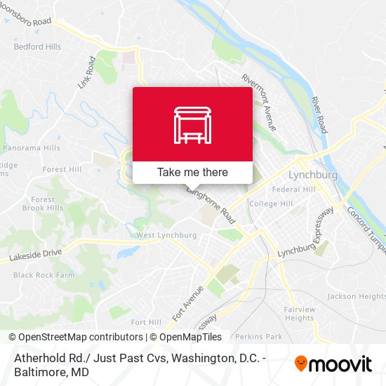 Mapa de Atherhold Rd./ Just Past Cvs