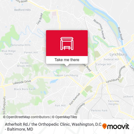 Mapa de Atherholt Rd./ the Orthopedic Clinic