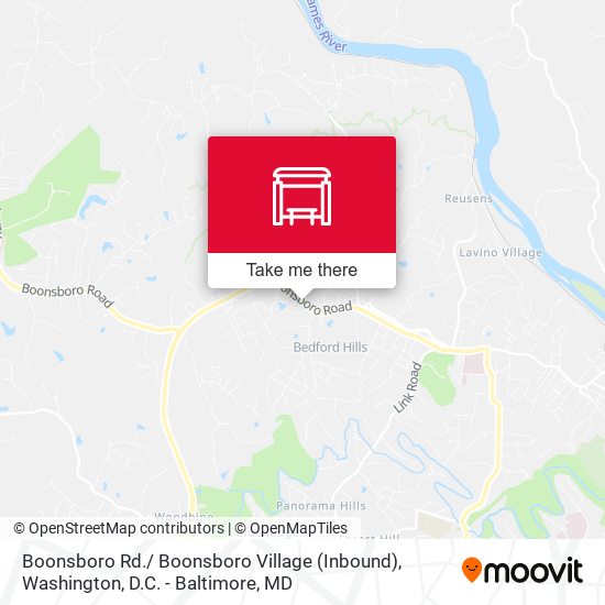 Mapa de Boonsboro Rd./ Boonsboro Village (Inbound)