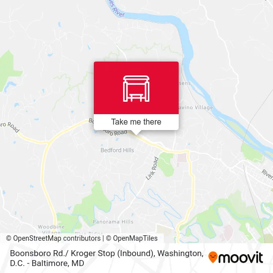 Boonsboro Rd./ Kroger Stop (Inbound) map