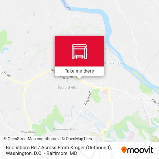 Boonsboro Rd./ Across From Kroger (Outbound) map