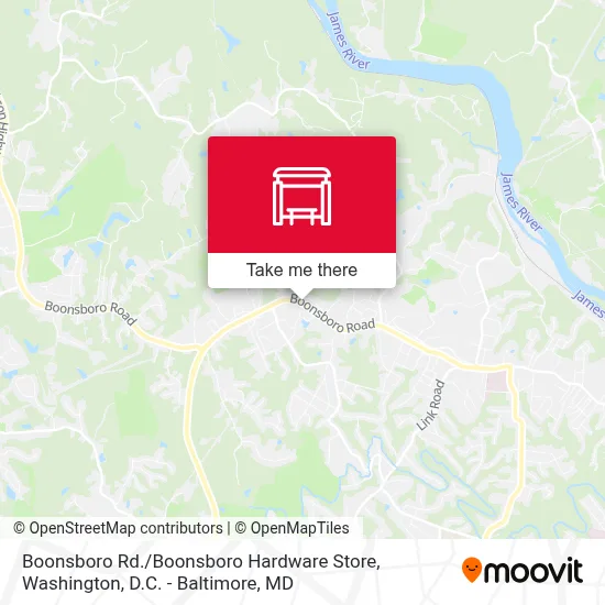 Boonsboro Rd. / Boonsboro Hardware Store map