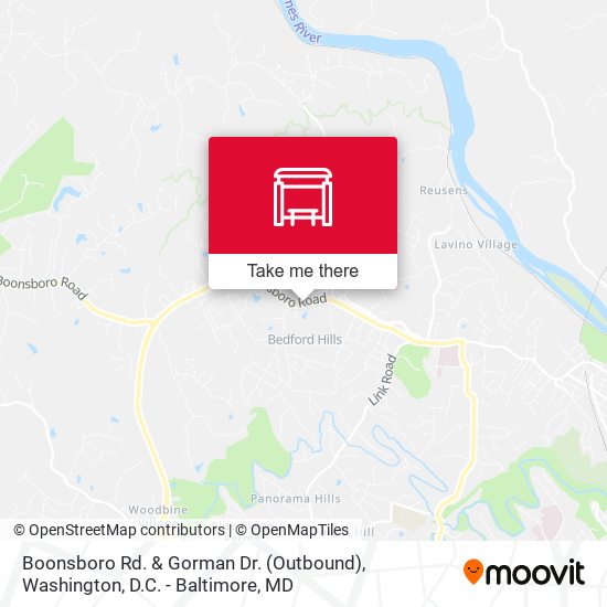 Boonsboro Rd. & Gorman Dr. (Outbound) map