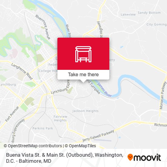 Mapa de Buena Vista St. & Main St. (Outbound)