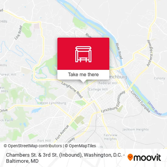 Chambers St. & 3rd St. (Inbound) map