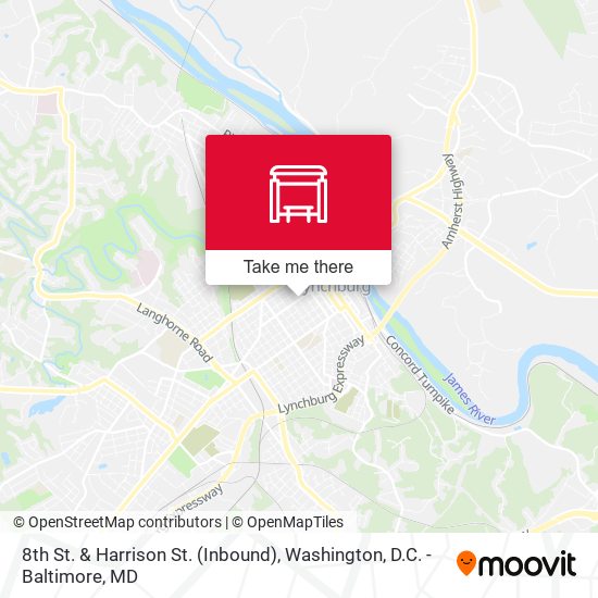 8th St. & Harrison St. (Inbound) map