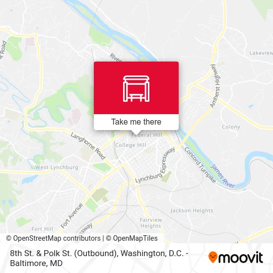 8th St. & Polk St. (Outbound) map