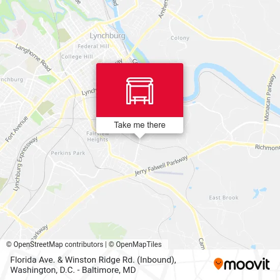 Florida Ave. & Winston Ridge Rd. (Inbound) map