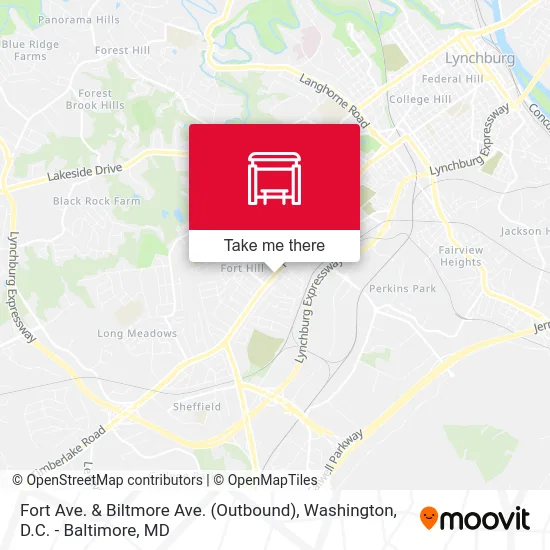 Fort Ave. & Biltmore Ave. (Outbound) map