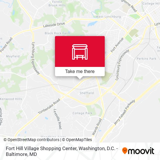 Fort Hill Village Shopping Center map