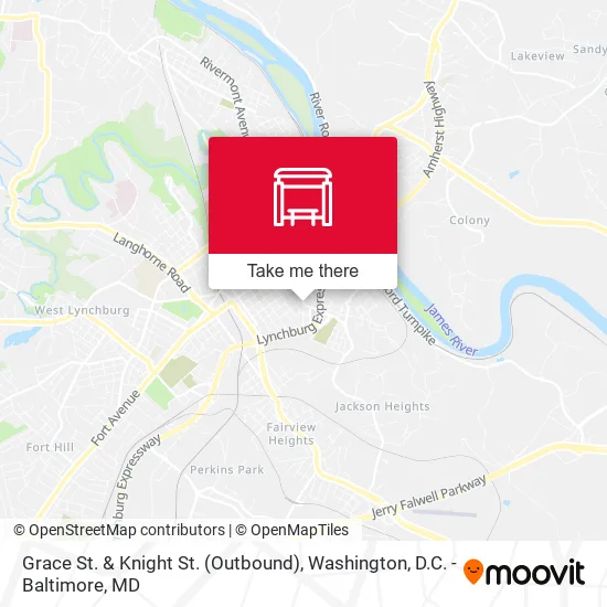 Grace St. & Knight St. (Outbound) map