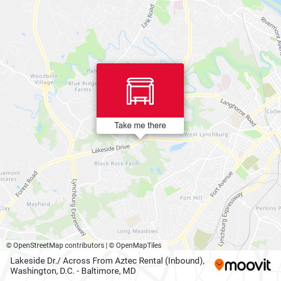 Lakeside Dr./ Across From Aztec Rental (Inbound) map