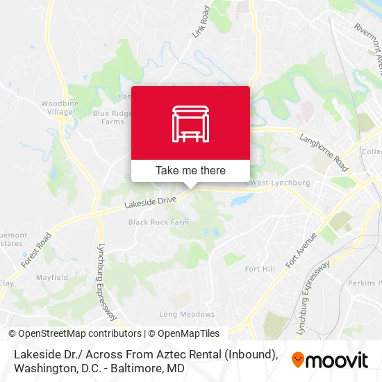 Lakeside Dr./ Across From Aztec Rental (Inbound) map