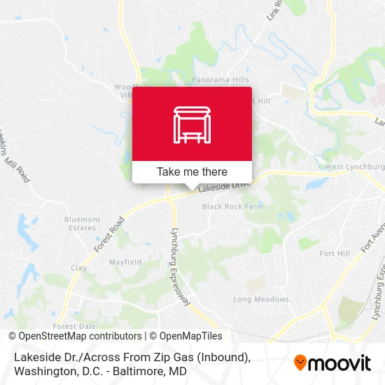 Lakeside Dr. / Across From Zip Gas (Inbound) map