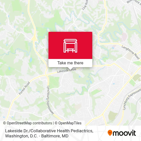 Lakeside Dr. / Collaborative Health Pediactrics map