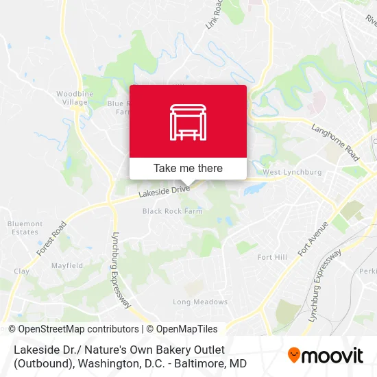 Lakeside Dr./ Nature's Own Bakery Outlet (Outbound) map