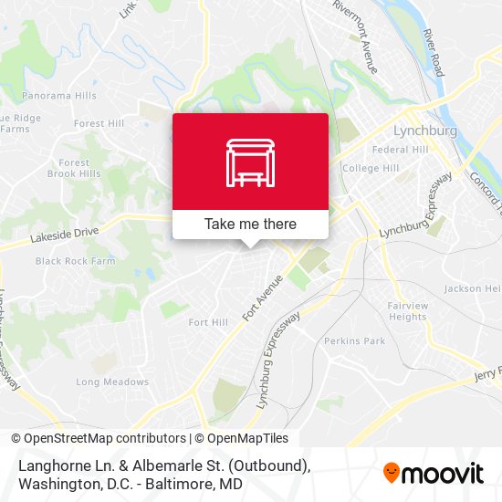 Langhorne Ln. & Albemarle St. (Outbound) map