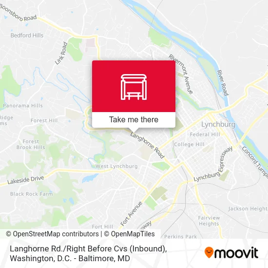 Langhorne Rd. / Right Before Cvs (Inbound) map