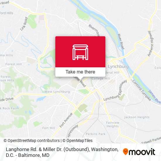 Langhorne Rd. & Miller Dr. (Outbound) map
