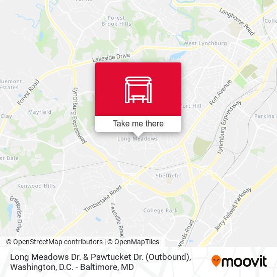 Long Meadows Dr. & Pawtucket Dr. (Outbound) map