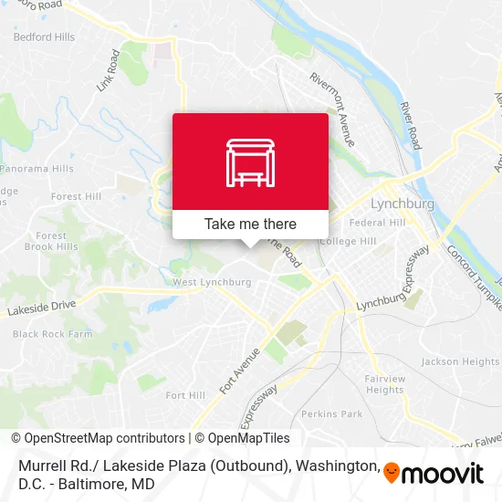 Murrell Rd./ Lakeside Plaza (Outbound) map