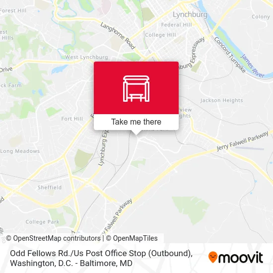 Odd Fellows Rd. / Us Post Office Stop (Outbound) map