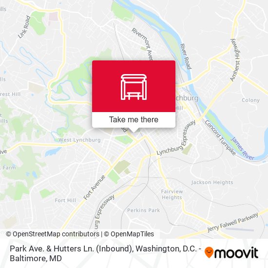 Park Ave. & Hutters Ln. (Inbound) map