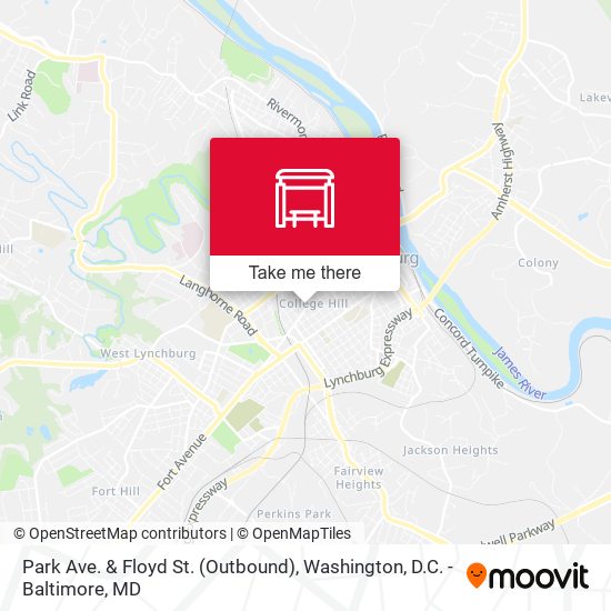 Park Ave. &  Floyd St. (Outbound) map