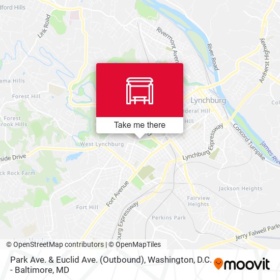 Park Ave. & Euclid Ave. (Outbound) map