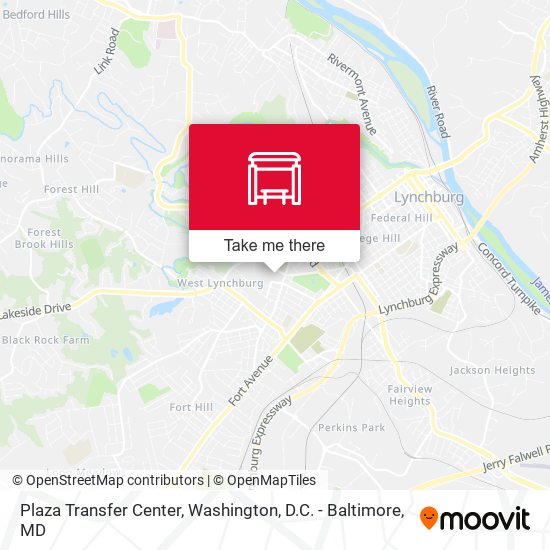 Mapa de Plaza Transfer Center