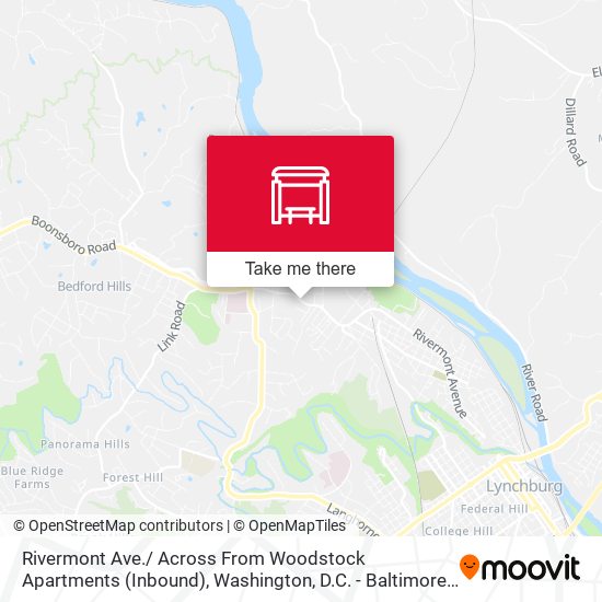 Rivermont Ave./ Across From Woodstock Apartments (Inbound) map