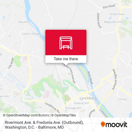 Rivermont Ave. & Fredonia Ave. (Outbound) map