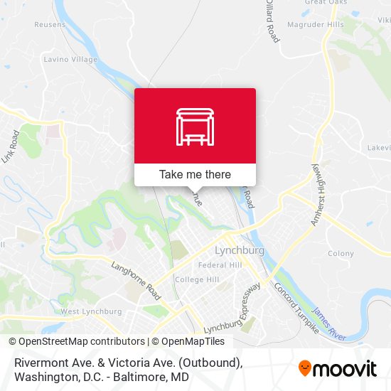 Rivermont Ave. & Victoria Ave. (Outbound) map